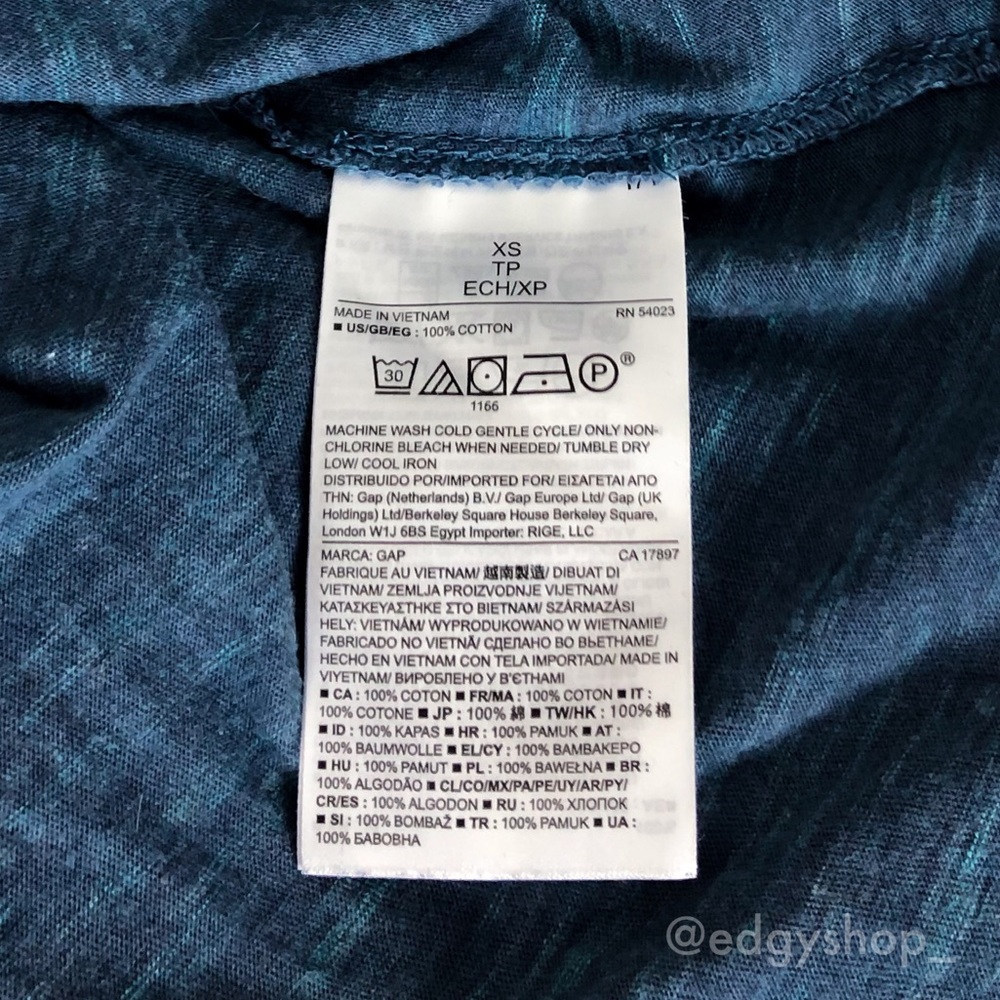 Gap | Spacedye Long-Sleeve Tee - Picture 5 of 6